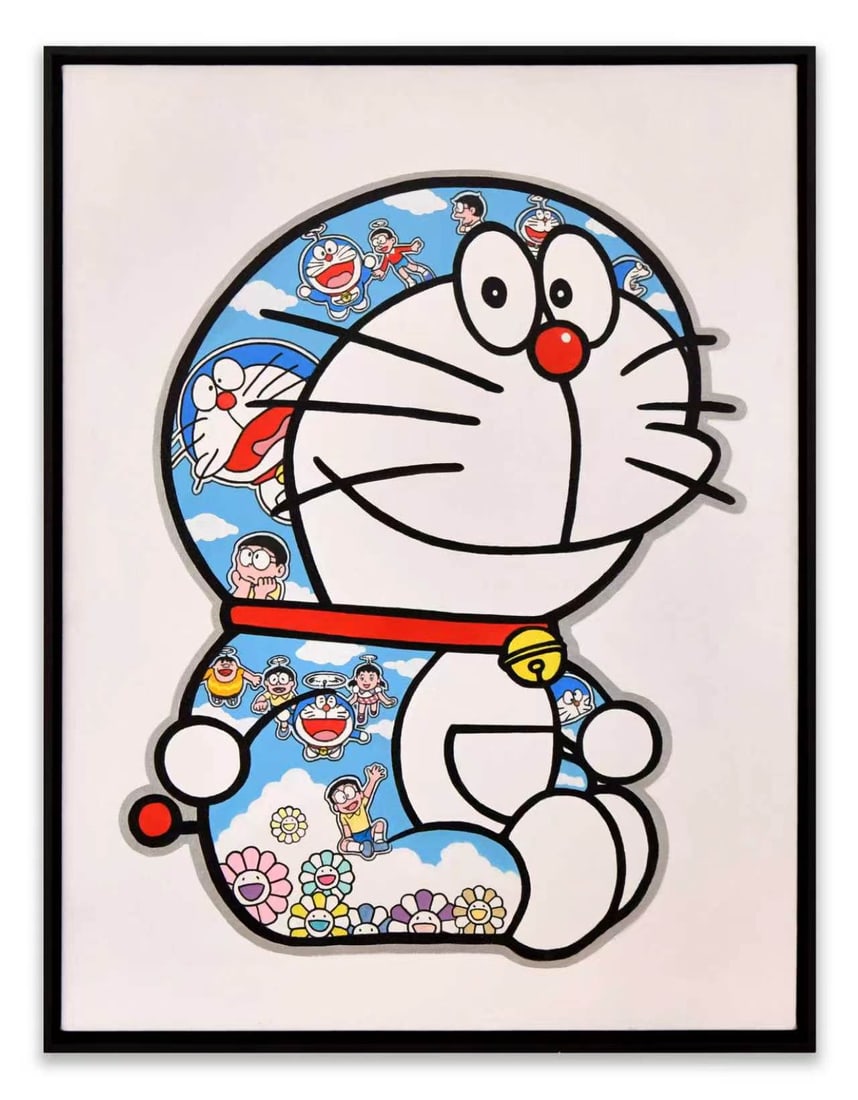 TAKASHI MURAKAMI (1962- ), ATTRIBUTED TO, ACRYLIC ON CANVAS (1 of 5)