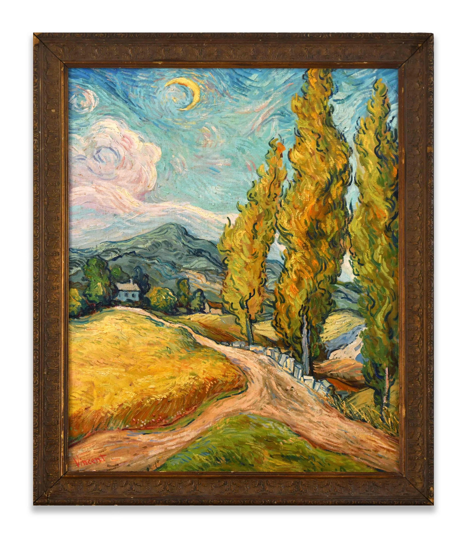 VINCENT VAN GOGH (1853-1890), ATTRIBUTED TO, OIL ON CANVAS (1 of 7)