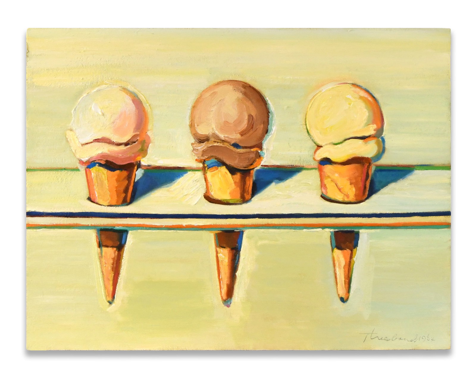 WAYNE THIEBAUD (1920-2021), ATTRIBUTED TO, OIL ON CANVAS (1 of 6)