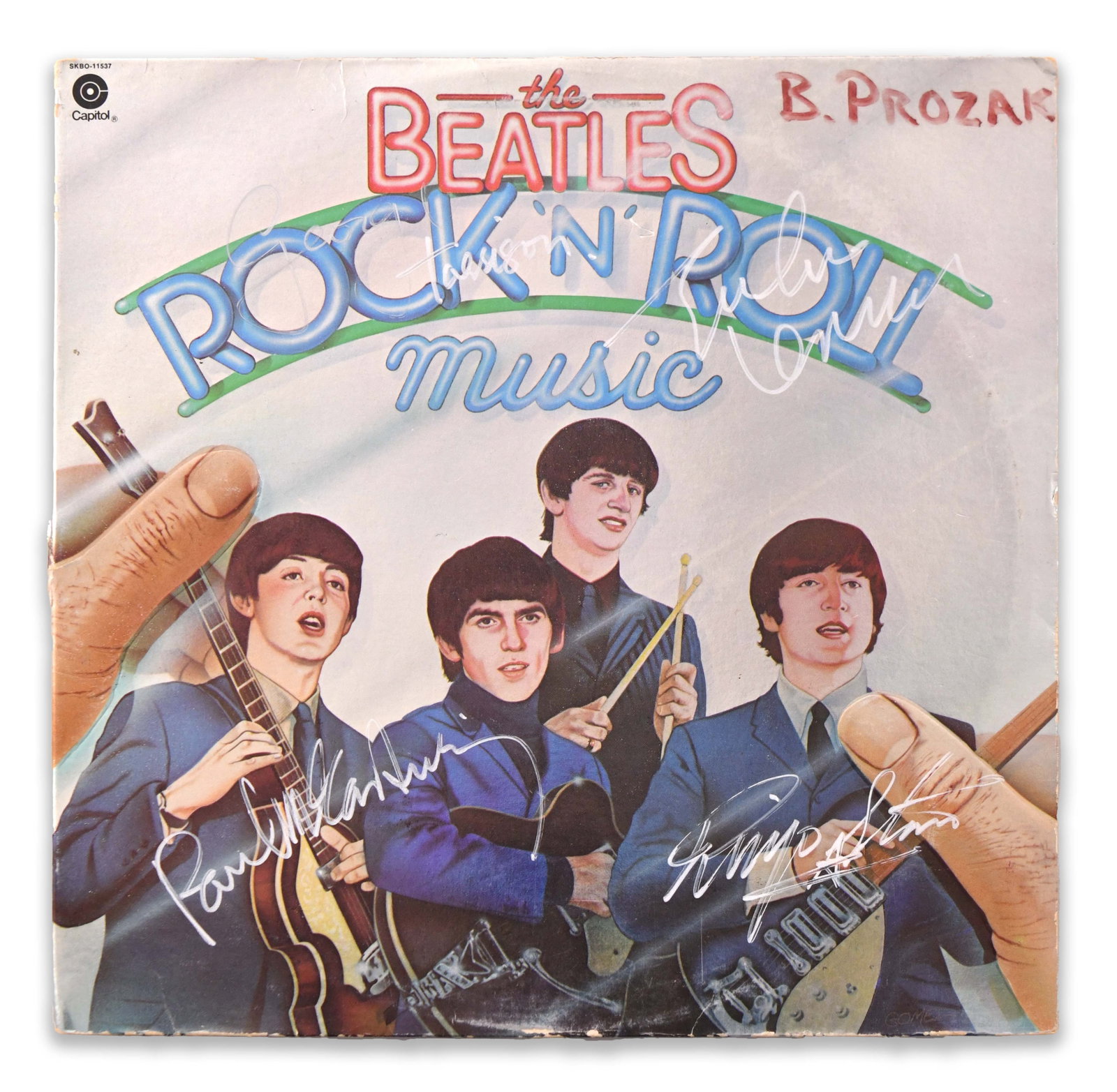 THE BEATLES - SIGNED ROCK 'N' ROLL MUSIC VINYL RECORD (1 of 6)
