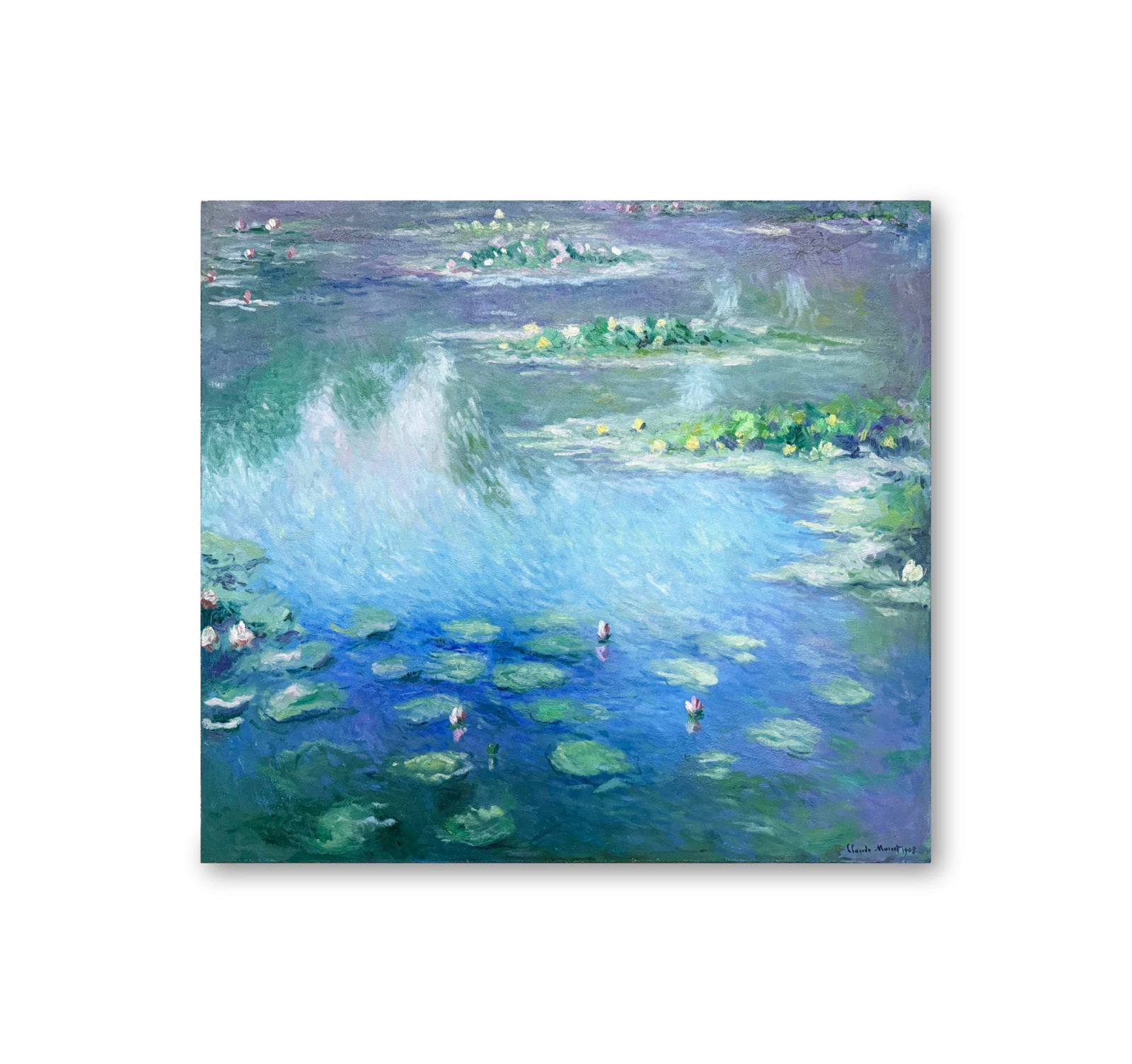CLAUDE MONET (1840-1926), ATTRIBUTED TO, OIL ON CANVAS: CLAUDE MONET (1840-1926), ATTRIBUTED TO, OIL ON CANVAS Signed (lower right) Image Size: 36 1/2 by 40 3/8 inches (92.5 by 102.5cm) All measurements are approximate. Claude Monet (1840-1926) stands as o