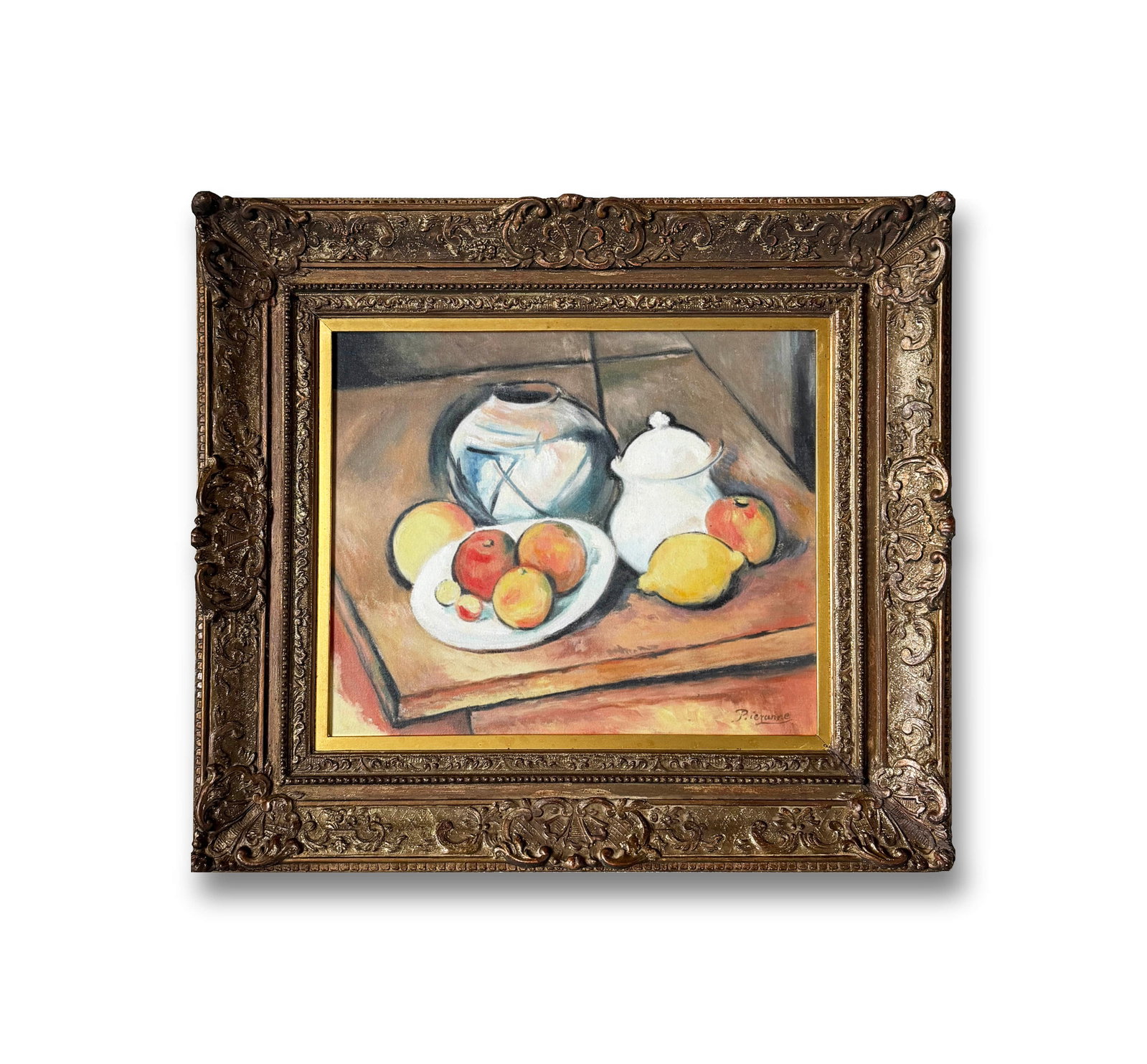 PAUL CÉZANNE (1839-1906), ATTRIBUTED TO, OIL ON CANVAS: PAUL CÉZANNE (1839-1906), ATTRIBUTED TO, OIL ON CANVAS Signed (lower right) Image Size: 15 by 17 15/16 inches (38 by 45.5cm) All measurements are approximate.Framed dimensions: 27 by 24 in (68.5 by