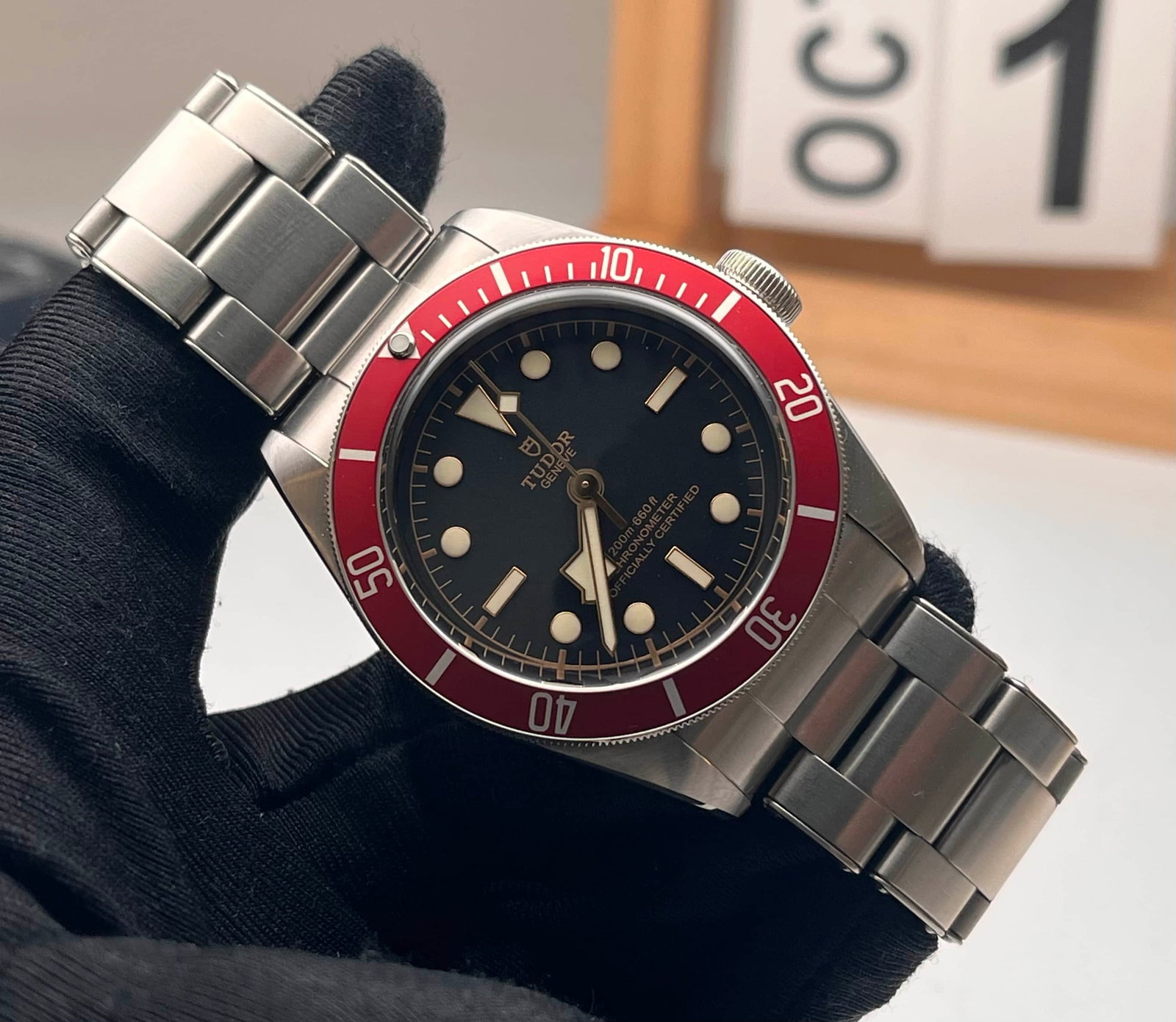 TUDOR BLACK BAY WRISTWATCH, REF. M79230R-0012: TUDOR BLACK BAY WRISTWATCH, REF. M79230R-0012 TUDOR, Black Bay, Ref. M79230R-0012. A stainless-steel automatic wristwatch, dated 2022, accompanied by a complete set of accessories and the original