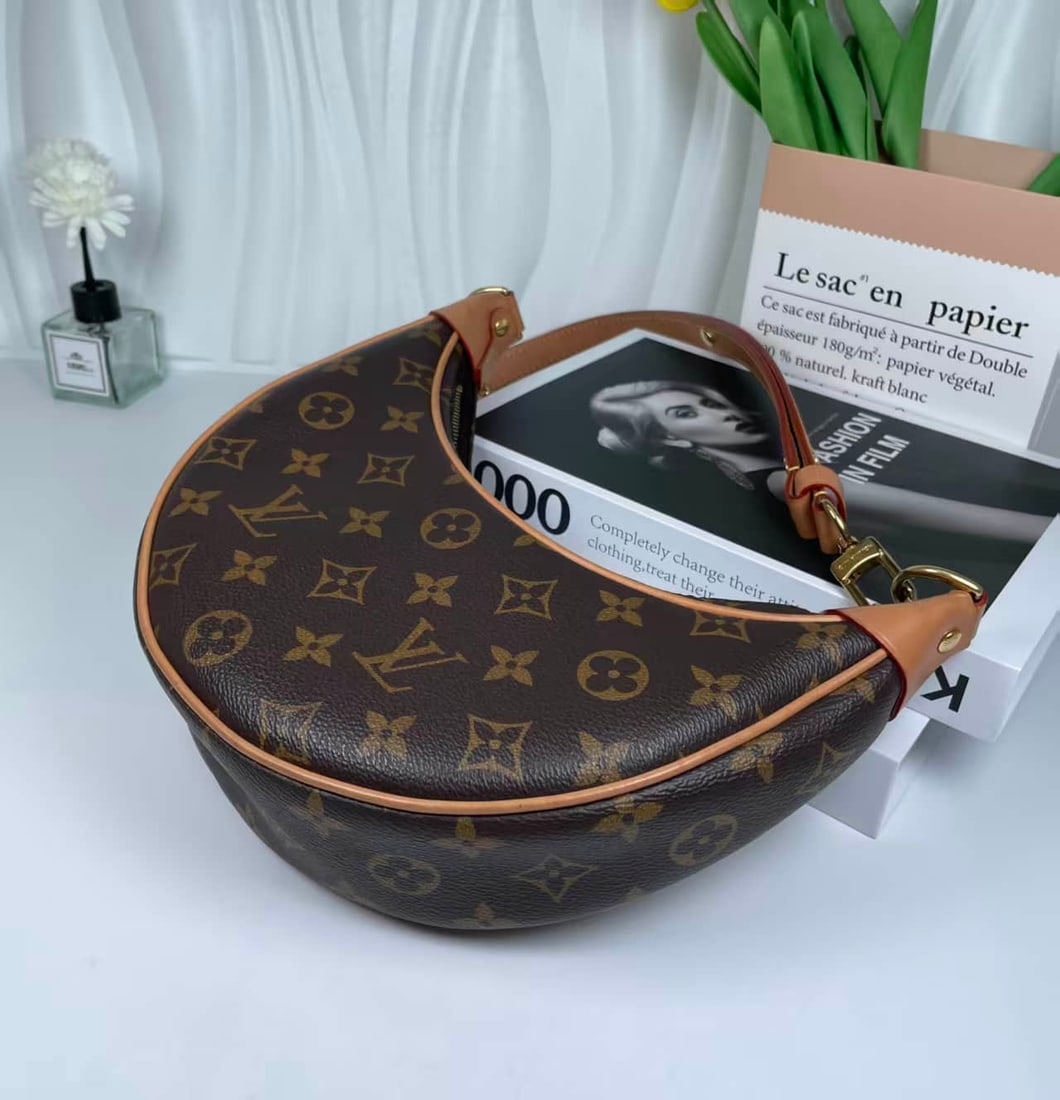 LOUIS VUITTON LOOP MONOGRAM CRESCENT BAG - 4