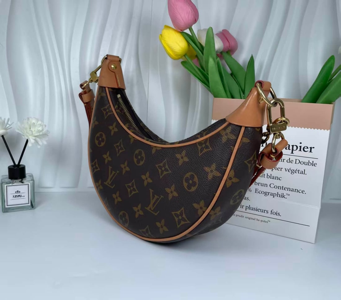 LOUIS VUITTON LOOP MONOGRAM CRESCENT BAG - 8