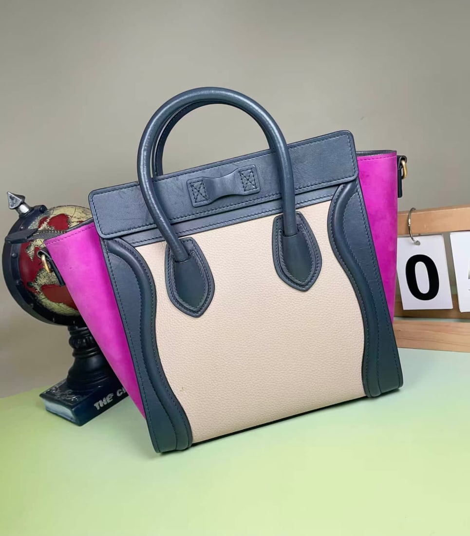 CELINE LUGGAGE MICRO HANDBAG - 5