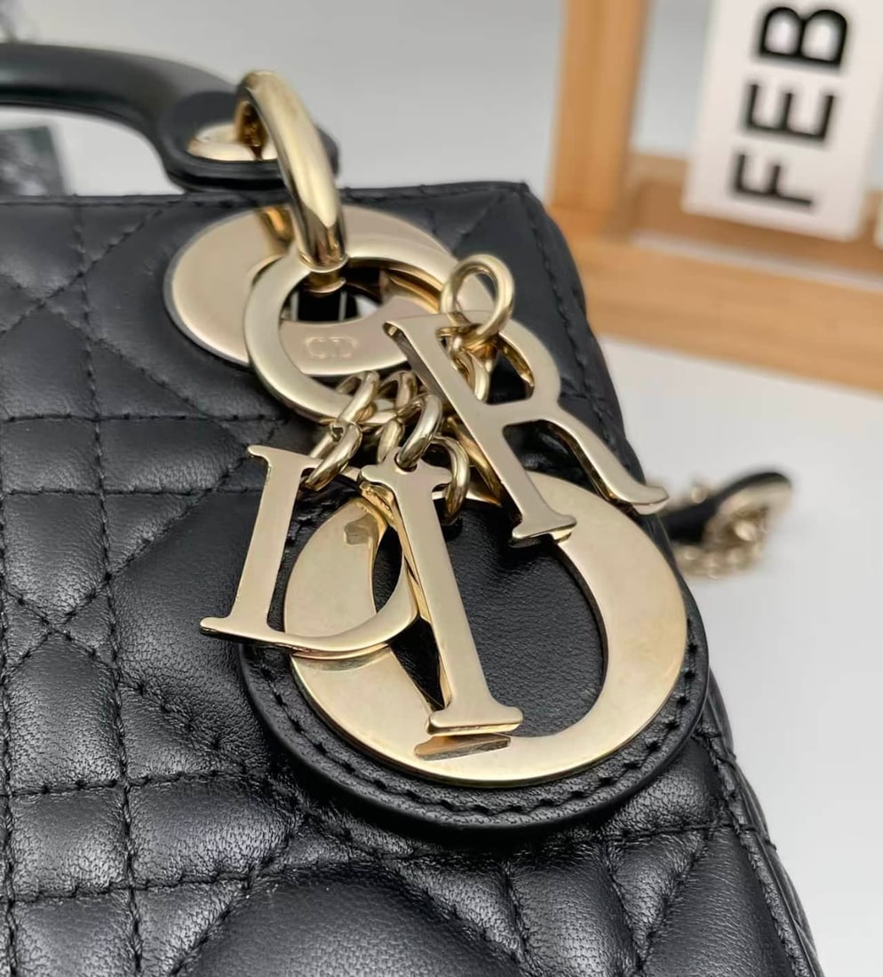 DIOR LADY DIOR MINI HANDBAG - 4