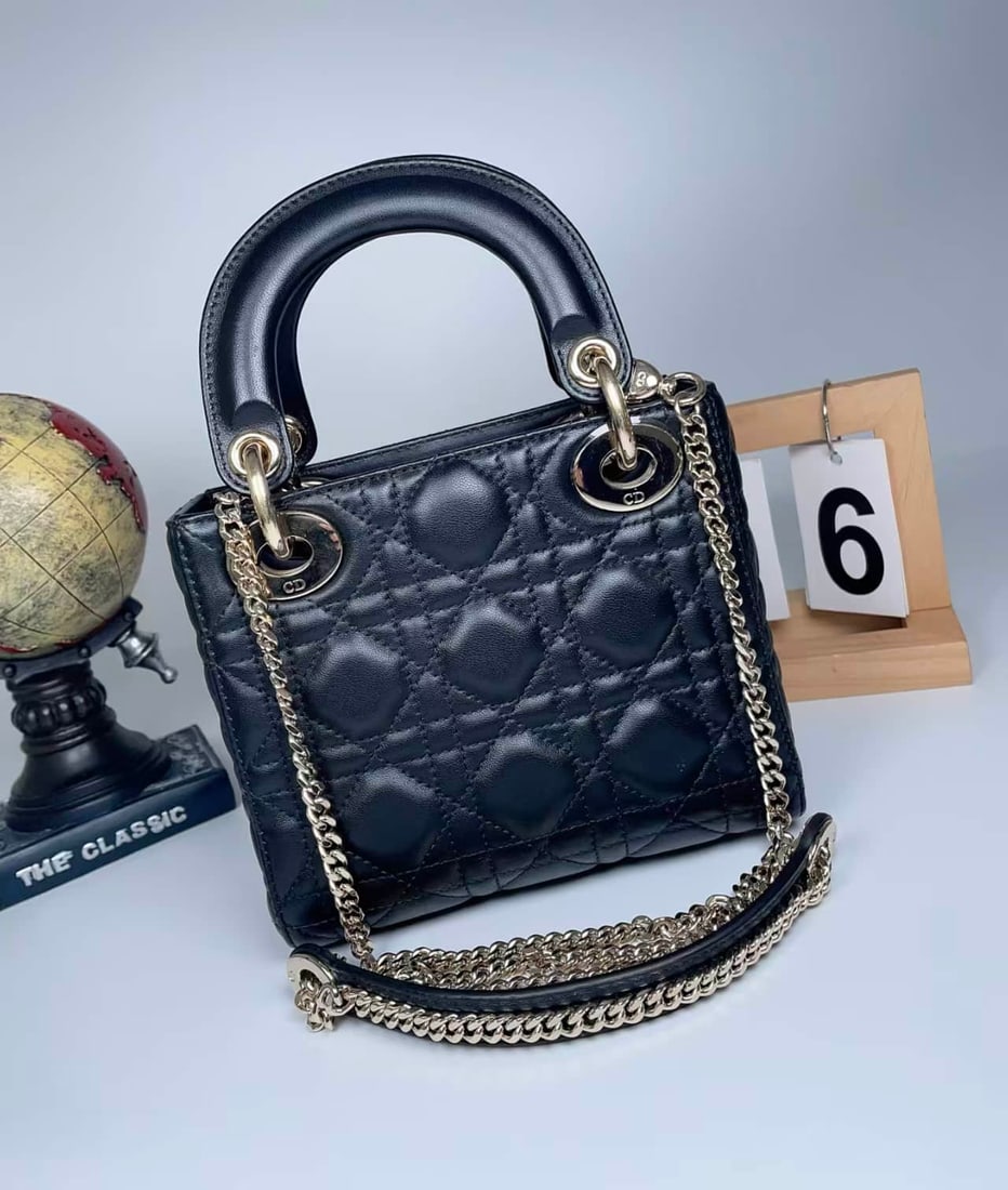 DIOR LADY DIOR MINI HANDBAG - 5