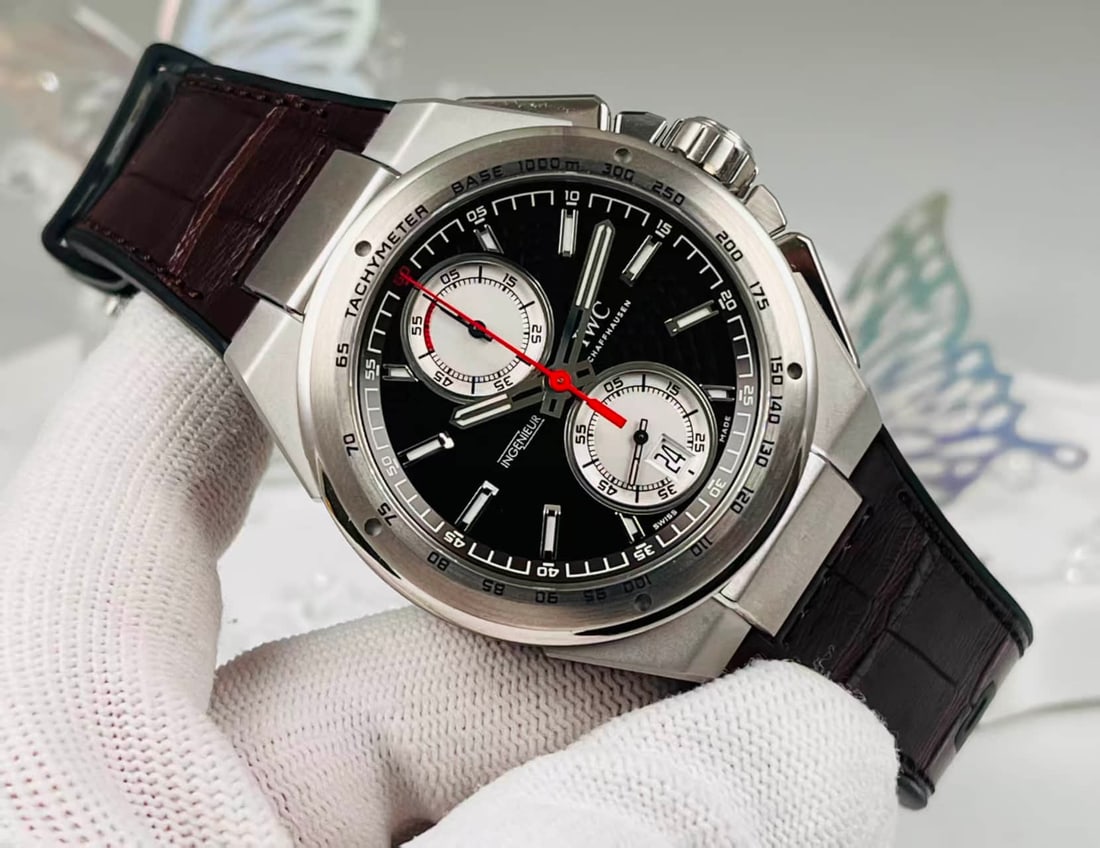 IWC INGENIEUR "SILVER ARROW" FLYBACK CHRONOGRAPH, REF. IW378511: IWC INGENIEUR "SILVER ARROW" FLYBACK CHRONOGRAPH, REF. IW378511 IWC, Ingenieur Chronograph, Ref. IW378511. A limited-edition stainless-steel automatic flyback chronograph wristwatch with a 45 mm case.