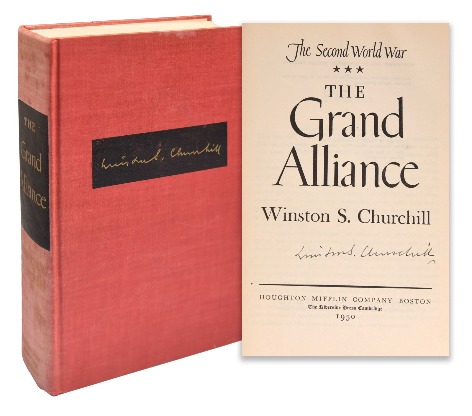 WINSTON CHURCHILL (1874-1965), THE GRAND ALLIANCE (1 of 4)