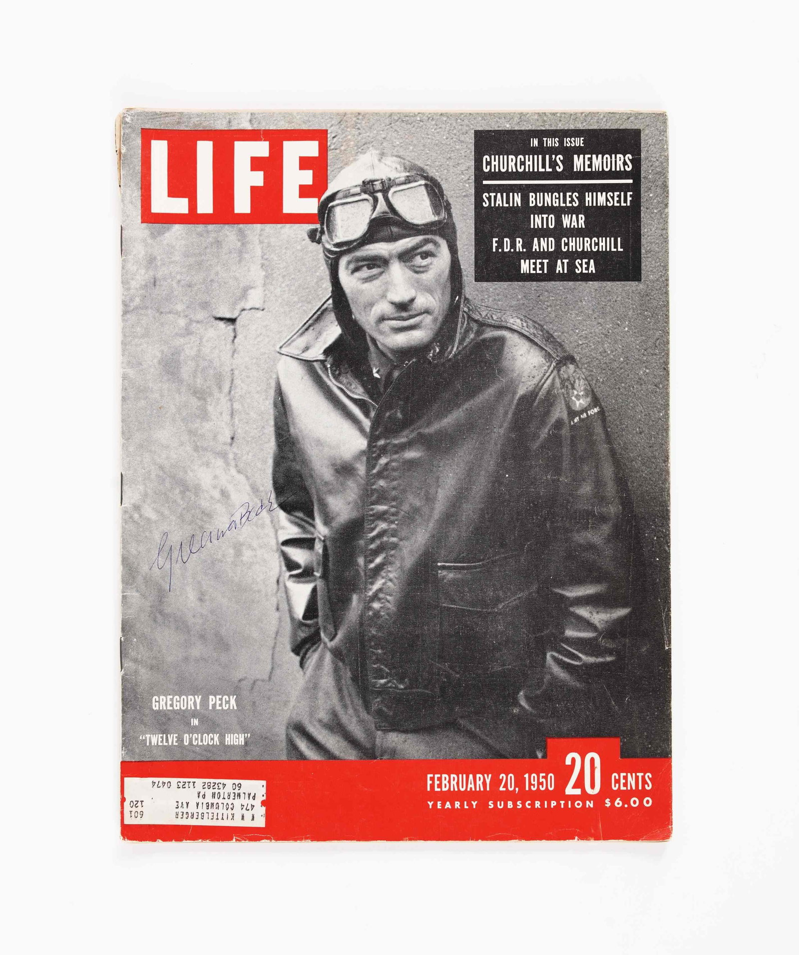 GREGORY PECK (1916-2003), LIFE MAGAZINE FEBRUARY 20, 1950 ISSUE (1 of 4)