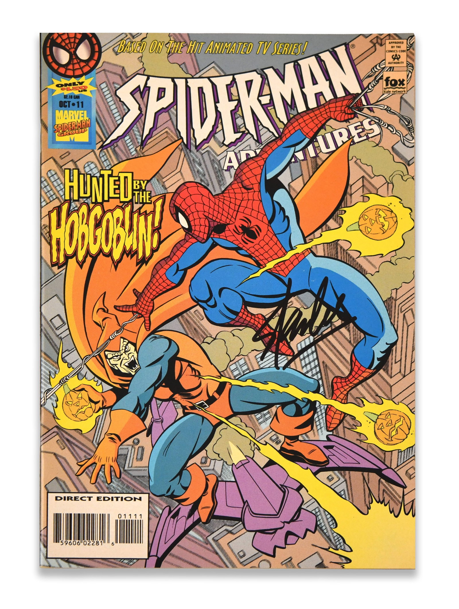 SPIDER-MAN ADVENTURES #11 - SIGNED COMIC BOOK (HOBGOBLIN COVER) (1 of 3)