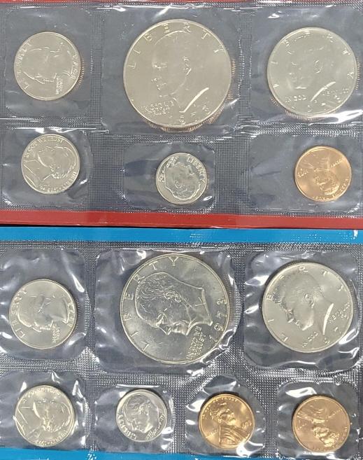 1973 U.S. Mint Uncirculated Coin Set (1 of 2)
