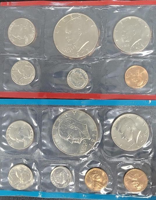 1973 U.S. Mint Uncirculated Coin Set (1 of 2)
