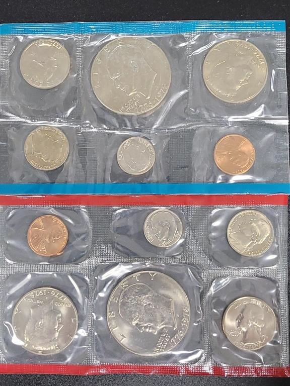 1975 & 1976 U.S. Mint Uncirculated Coin Set (1 of 2)