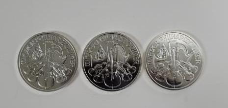 Lot of 3 2009 Austrian Philharmonic Silver Coin 1 (1 of 3)
