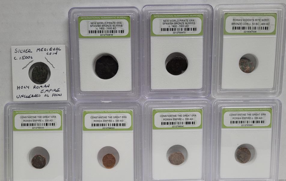 Lot of 8 Ancient Coins (1 of 20)