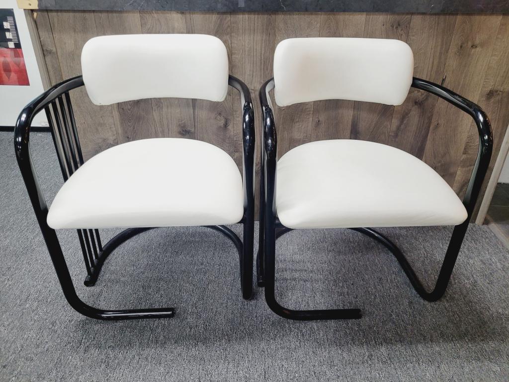 Reflections Postmodern Sculptural Chairs #4 They measure 26" tall, 23" wide and 18" deep. Amazing (1 of 12)