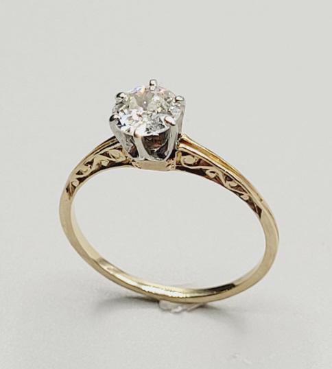 14K Diamond Solitaire Engagement Ring Appox 3/4 CT 1.9 Grams Gold Content:14K Size: 7 1.9 Grams Main (1 of 9)