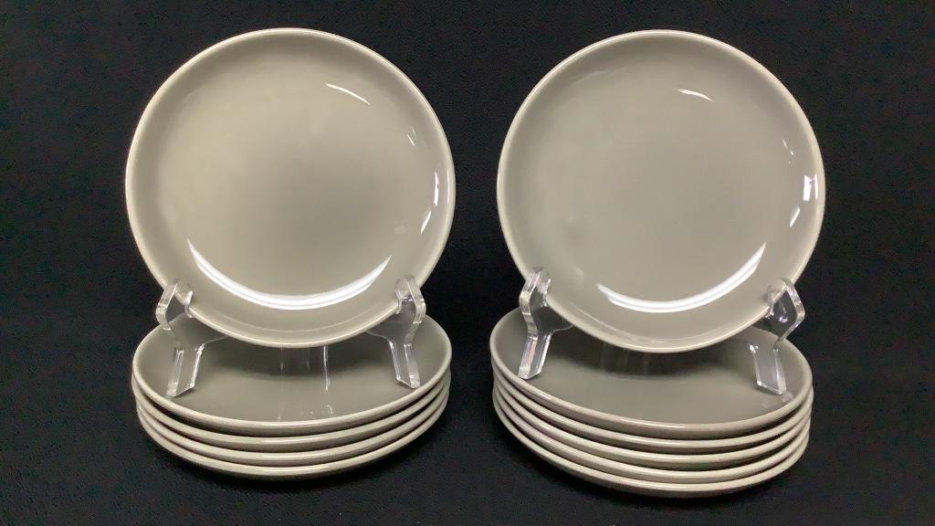 Russel Wright Iroquois Oyster Salad Plates Type: Dinnerware Materials: Ceramic Marked: Russel Wright (1 of 3)