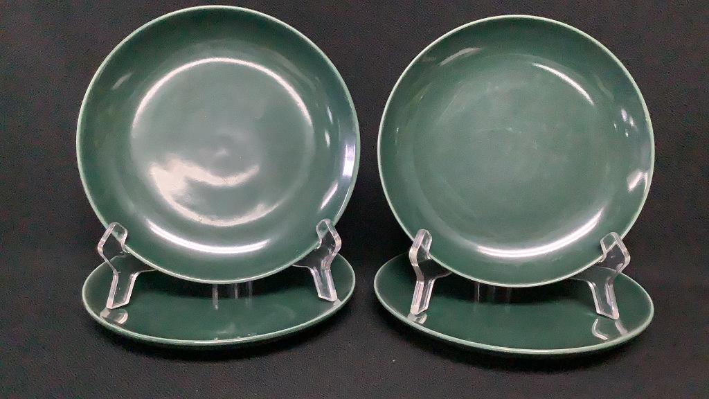 Russel Wright Iroquois Parsley 6" Salad Plates Type: Dinnerware Materials: Ceramic Marked: Russel (1 of 3)