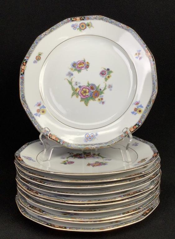 Mepoco China Dinner Plates Czechoslovakia Type: Dinnerware Materials: Ceramic Marked: Mepoco Ware (1 of 5)