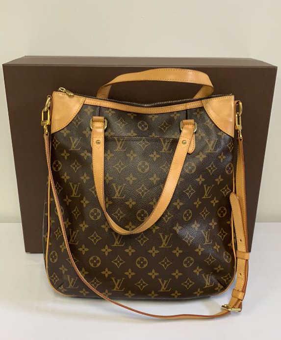 LOUIS VUITTON Monogram Odeon GM Crossbody Tote Comes with Box and Dust Bag. Made in France in week (1 of 11)