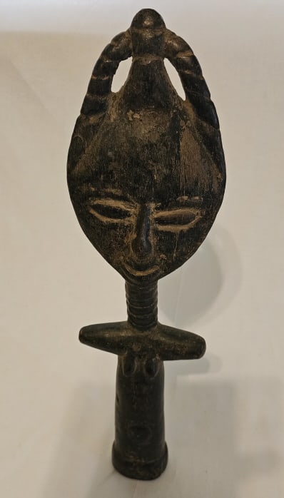 African Ashanti Hand Carved Fertility Figurine According to Akan myth, in the distant past a woman: According to Akan myth, in the distant past a woman named Akua could not conceive. Akua sought first the spiritual reason for her infertility. She went to a diviner (a person with the power to use inv