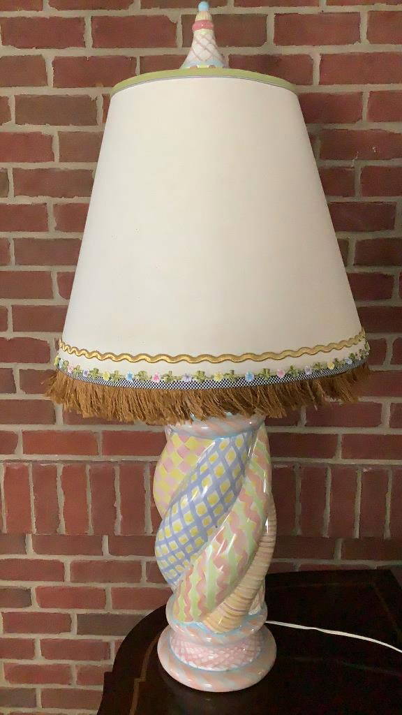 Mackenziechilds Table Lamp & Shade Provenance Private Estate Auction