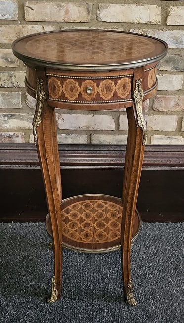 Antique Marquetry Louis XV Style Table PROVENANCE: Private (1 of 11)