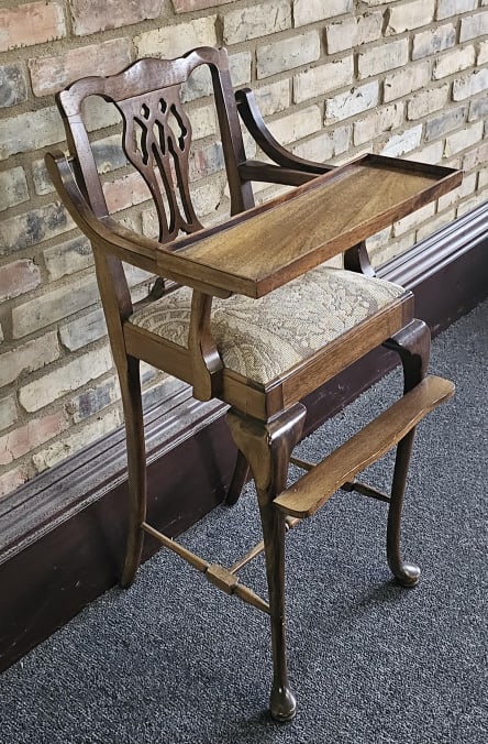 Madison Square Chippendale Style High Chair PROVENANCE: Private (1 of 10)