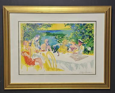 Leroy Neiman Dine Alfresco Signed & Numbered ARTIST: Leroy: ARTIST: Leroy NeimanTITLE: Dine AlfrescoSERIES: 90/475MEDIUM: LithographART SIZE: 48"x37"PROVENANCE: Private Estate ARTIST INFORMATION:LeRoy Neiman (born LeRoy Leslie Runquist, June 8, 1921 – June