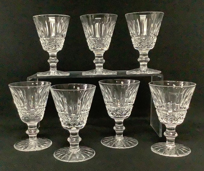 Waterford Crystal Tramore Wine Glasses PROVENANCE: Private: PROVENANCE: Private estate MATERIAL: Crystal CONDITION: Very good