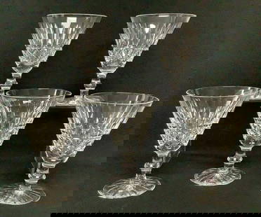 Waterford Crystal Tramore Goblets #2 PROVENANCE: Private: PROVENANCE: Private estate MATERIAL: Crystal CONDITION: Very good