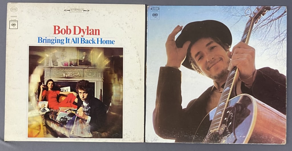 2 Bob Dylan Vinyl LP Records Nashville & Bringing Nashville Skyline by Bob Dylan, Columbia KCS 9825, (1 of 5)