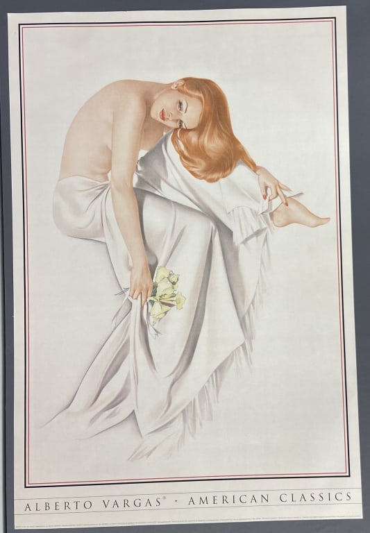 Vargas Pinup Jeanne Art Poster American Classics Series Poster by Alberto Vargas (1896-1982). (1 of 6)
