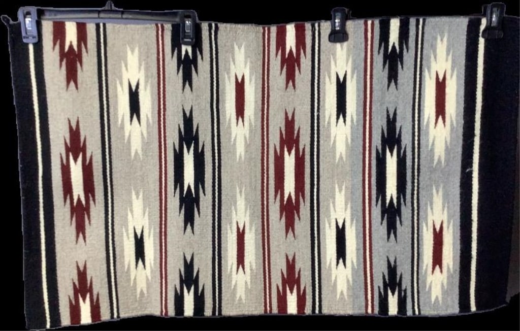 Native American Navajo Rug Measures: (1 of 9)