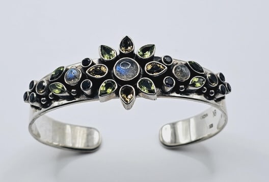 Nicky Butler Sterling Silver Multi Gem Bracelet Maker: Nicky Butler (1 of 8)