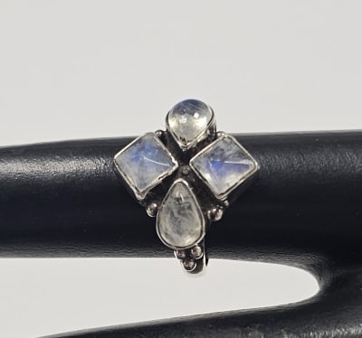 Sterling Silver Nicky Butler Moonstone Ring Ring weighs 3.6 (1 of 6)