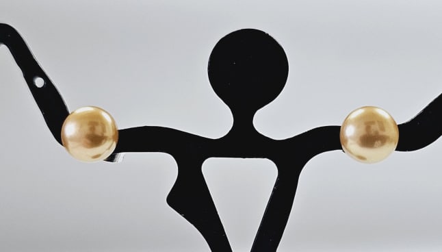 Sterling Silver Cultured Pearl Earrings Earrings weigh 1.1 Grams (1 of 4)