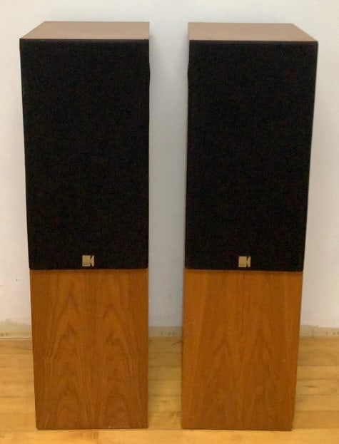 Pair KEF C95 Speakers Serial #s 003409 & 003410: Serial #s 003409 & 003410 Measures 34.5"tall Please see images for details regarding condition.