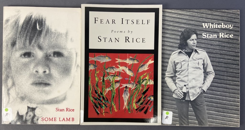 3 Stan Rice Poetry Books Signed 1st Editions Three books by Stan Rice (husband of the horror author (1 of 8)