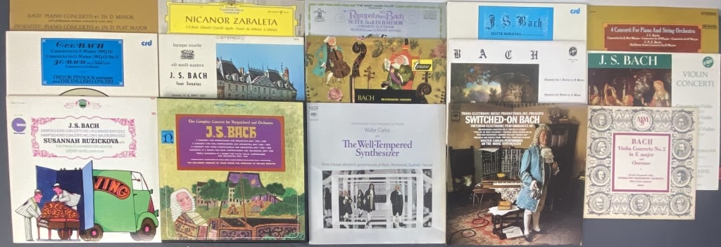 15 JS Bach Vinyl LP Albums Violin Concerti, Vox Records STPL 511.540. 2 (1 of 17)
