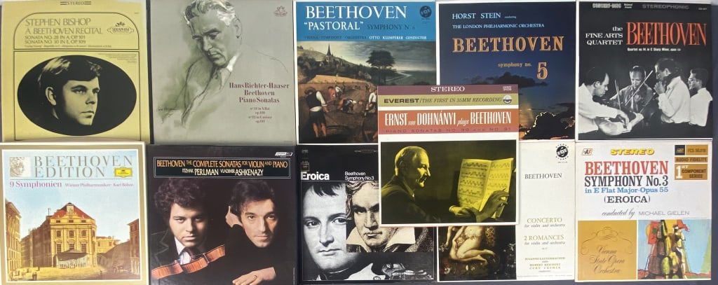 11 Beethoven Vinyl LP Record Albums The Complete Sonatas for Violin and Piano, London Records CD (1 of 14)