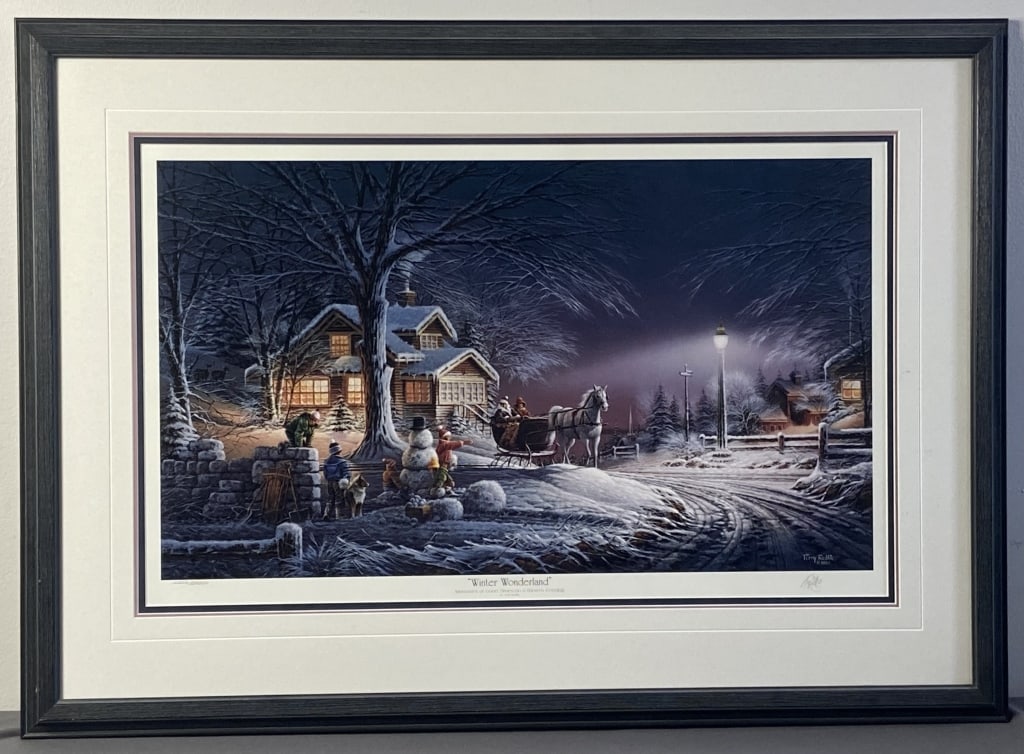 Terry Redlin Winter Wonderland Print Signed Signed limited edition print of Winter Wonderland by (1 of 7)