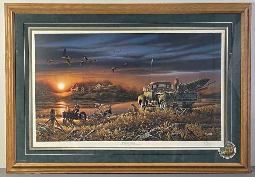 Patiently Waiting Print by Terry Redlin Signed Limited edition print Patiently Waiting by Terry (1 of 8)