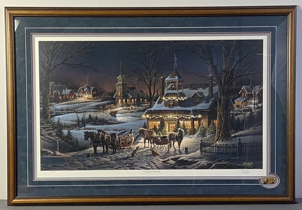 Terry Redlin Evening Rehearsals Signed Print Framed print of Evening Rehearsals by Terry Redlin, (1 of 8)
