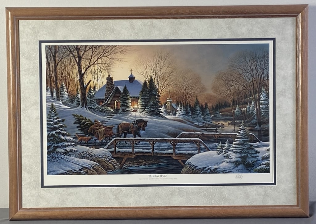 Heading Home Terry Redlin Print Signed Limited edition art print Heading Home by Terry Redlin, (1 of 5)