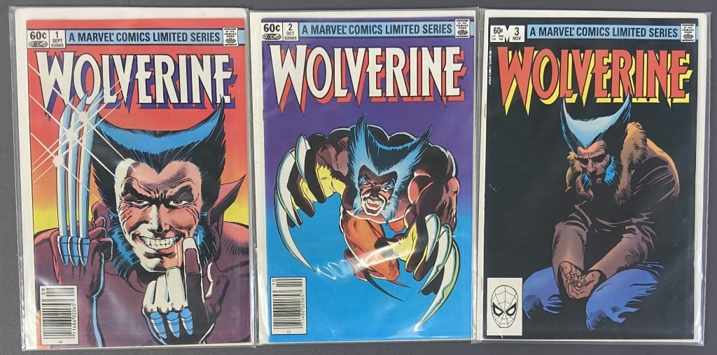 Wolverine 1, 2, 3 Comic Books Claremont & Miller Wolverine Vol. 1 Nos. 1, 2, and 3 by Chris (1 of 11)