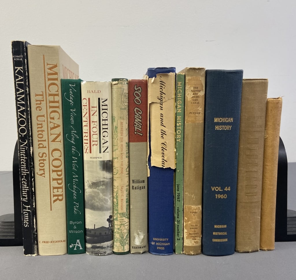12 Michigan History Books Some Signed Michigan History Volume XLIV 1960, published by the Michigan (1 of 17)